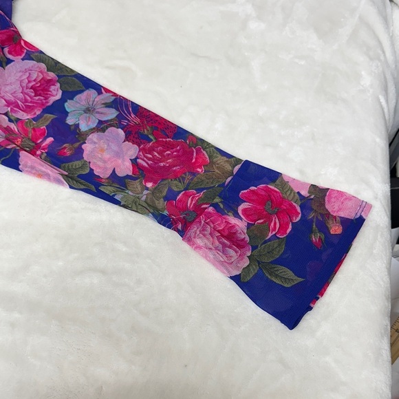 I.N.C International Concepts Womens Surplice Floral Pullover Blouse, - Picture 10 of 12